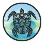 Celtic Sea Turtle Round Sticker