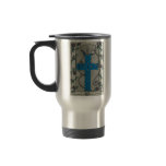 Celtic Serpent Cross mug (left)