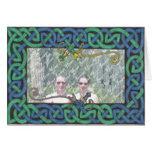 Celtic Serpent Frame card