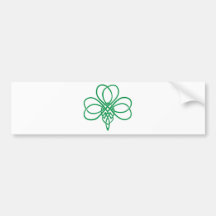 Celtic Shamrock Bumper Sticker