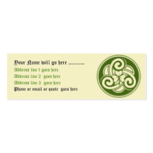Celtic Shamrock Business Card