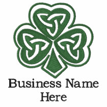 Celtic Shamrock Design 2 Embroidered Polo/Shirt 2