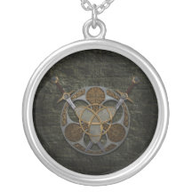 Celtic Shield And Swords Necklaces