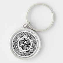 Celtic spiral key chains