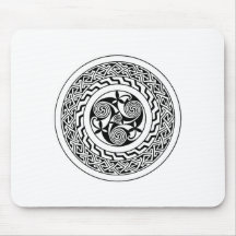 Celtic spiral mousemat