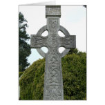 Celtic Stone Cross Greeting Card