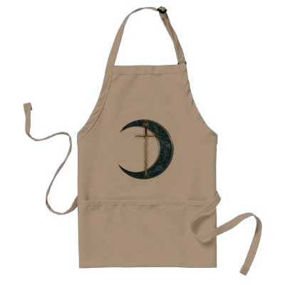 Celtic Sword and Moon Aprons by packratgraphics