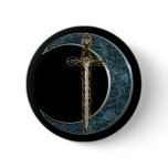 Celtic Sword and Moon Buttons