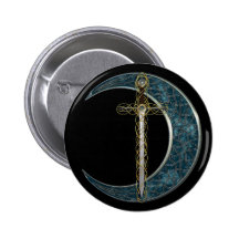 Celtic Sword and Moon Buttons