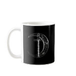 Celtic Sword and Moon (white) mugs