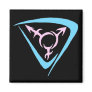 Celtic Trans Symbol black Fridge Magnet