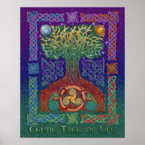 Celtic Tree of Life Poster Print