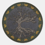 Celtic Tree of Life Round Sticker
