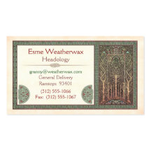 Celtic Trees Design Business Cards