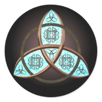 Celtic Trinity Knot Round Sticker