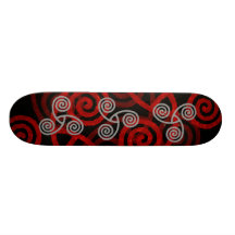 Celtic Triple Spiral Skateboard