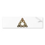 celtic triquetra bumper sticker