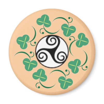 Celtic Triskell Refrigerator Magnet by musicaficta