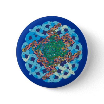 Celtic Turtle Buttons by wingedturtle