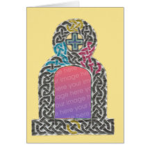 Celtic Window Frame card