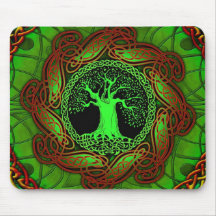 Celtic Wisdom Tree Mouse Pads