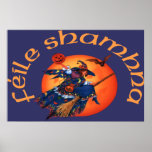 Celtic Witch Poster Print (Gaelic)