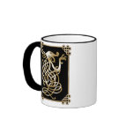 Celtic Wolf - black Coffee Mug