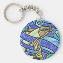 Celui qui chatouille votre imaginaire Keychain Porte-clefs