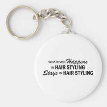 Celui qui se produise - dénommer de cheveux porte-clefs