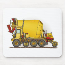 Cement Mixer Truck Mouse Pad