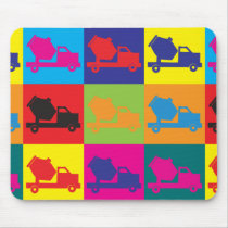 Cement Pop Art Mouse Pad