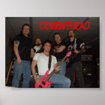 CEMENTHEAD BAND PHOTO PRINT
