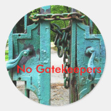 Cemetery Gates Sticker