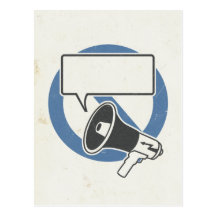 Censorship blue postcard