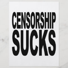 Censorship Sucks Flyers