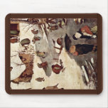 Census At Bethlehem, Detail By Bruegel D. Ä. Piete Mousepads