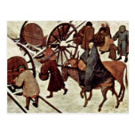 Census At Bethlehem, Detail By Bruegel D. Ä. Piete Postcard
