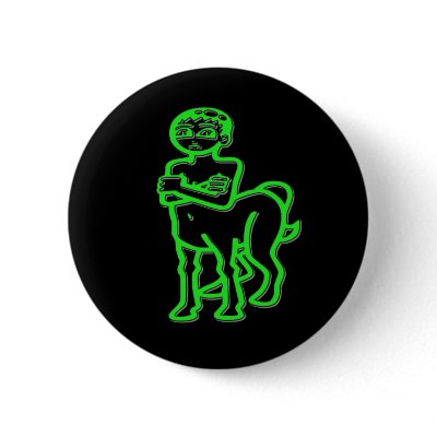 Centaur Pinback Buttons by markthaler