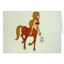 Centaur Filly Card