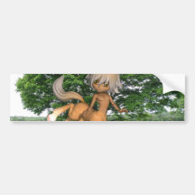 Centaur Playing  Bumper Sticker