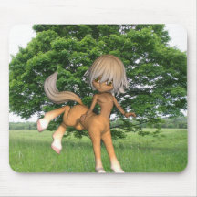 Centaur Playing  Mouse Pad