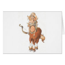 Centaure Greeting Card