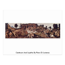 Centaurs And Lapiths By Piero Di Lorenzo Post Card