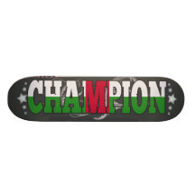 Central African and a Champion Skateboard