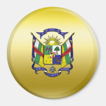 Central African Republic Coat of Arms Magnet