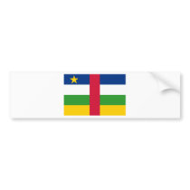 Central African Republic Flag CF Bumper Stickers