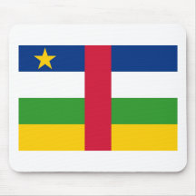 Central African Republic Flag Mousepads