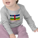 Central African Republic Flag with Name in Sango Shirt