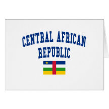 CENTRAL AFRICAN REPUBLIC GREETING CARD