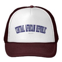 Central African Republic Mesh Hats